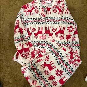 Hanna Andersson Red and White Kids Pajama Set